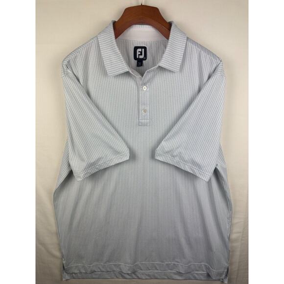 FootJoy FJ Men's Size XL Performance Golf Polo Shirt Casual All Over Print Shirt - Picture 7 of 10